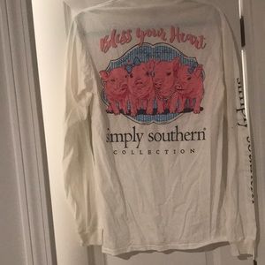 Simply southern Pig Tee